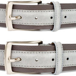 Leather On Web belt